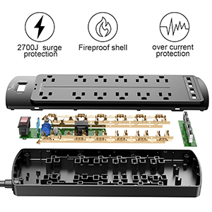 Surge Protector with USB