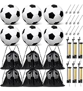 yasuwekik 6 Pack Operation Deflated Christmas Soccer Ball with Pump,Items Bulk Deals Soccer Balls...