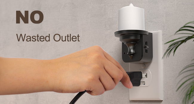 Not blocking the second plug
