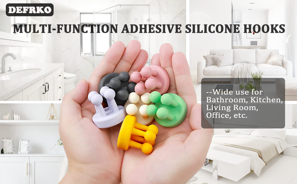 Multi function adhesive hooks