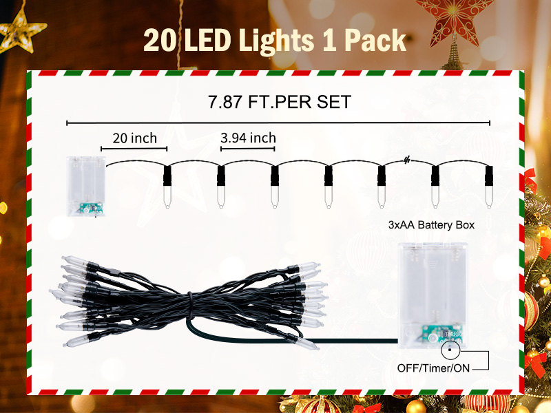 20 LED Lights 1 Pack