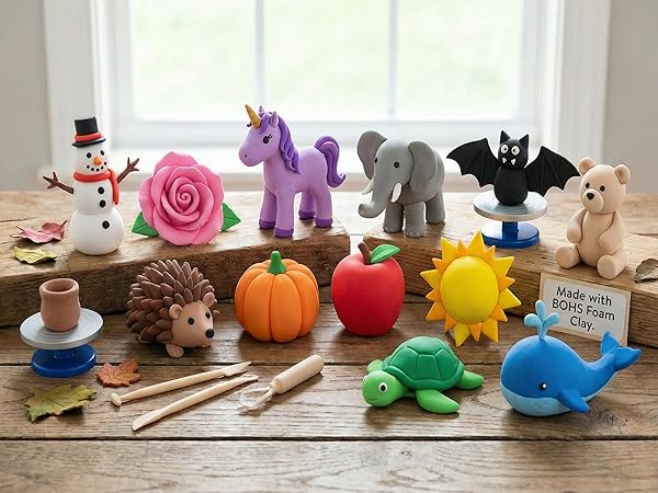 made with bosh foam clay