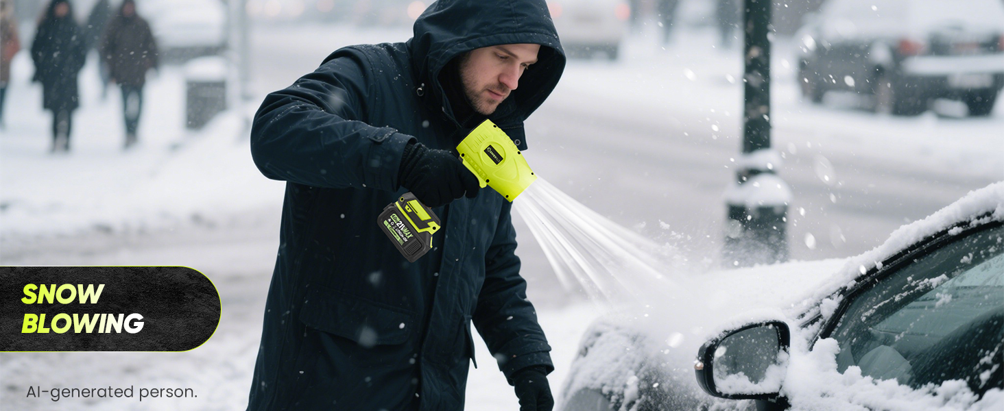 sakerplus blower for snow blowing