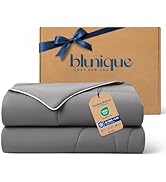 blunique Cooling Blanket Queen Size, Double-Sided Cooling Comforter for Hot Sleepers, Instant Coo...