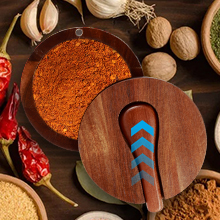 Acacia Wood Salt and Pepper Bowl