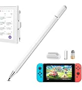 Stylus and Mount for Nintendo Switch/Skylight Calendars 15/27 Inch, Dual Tip with Mesh and Disc T...