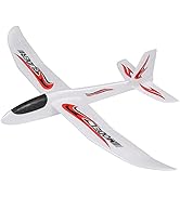 Toyvian Foam Airplanes: 39 Inch Large Foam Airplanes for Kids, Throwing Glider Plane, 2 Flight Mo...