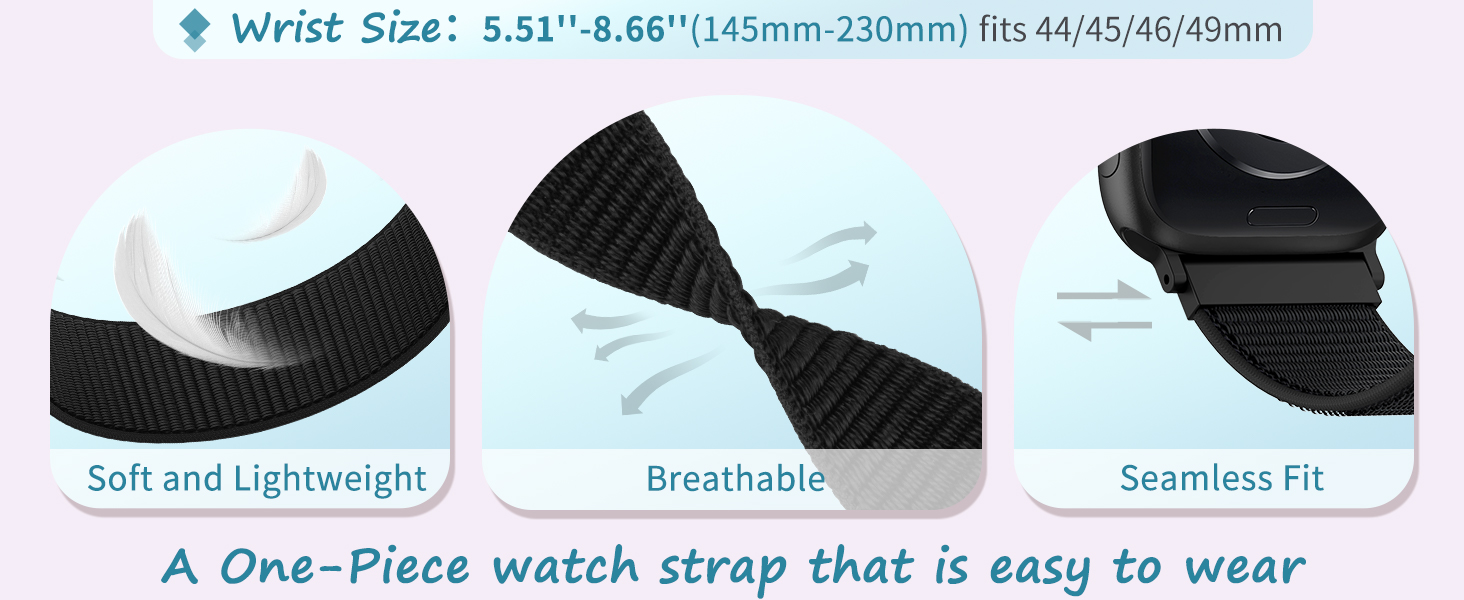 Sunnywoo Nylon Sport Watch Band for Apple Watch