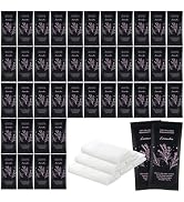 Moist Cotton Towel Bulk Moist Towelettes Individually Wrapped 8.7" x 8.7",White Towel Services,Re...
