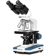 AmScope B120C Series Student & Professional LED Binocular Compound Microscope - 40X-2500X Magnifi...