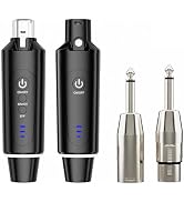 Arvitek Wireless XLR Microphone Transmitter Receiver 2.4Ghz, XLR System Mic Adapter for Dynamic M...