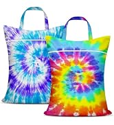 2 Pcs Large Travel Laundry Bag Waterproof with handle Washable Dirty Clothes Bag for Traveling We...