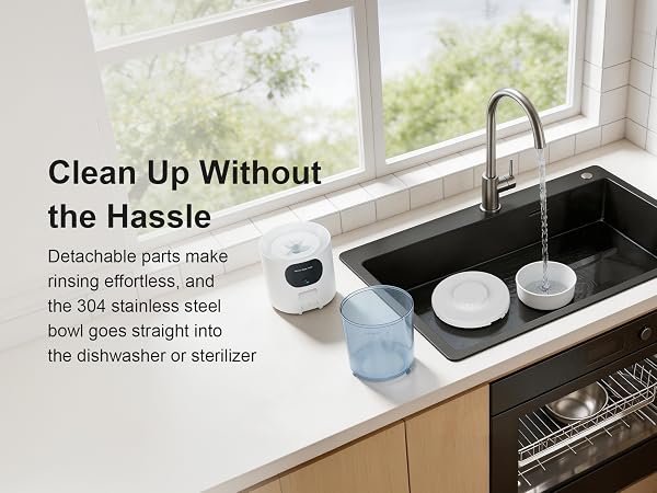 Automatic Cat Feeder with 2K Camera 5G/2.4G WiFi 6.5L Smart Pet Feeder for Cat & Small Dog