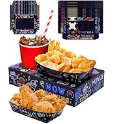 Rzoklot 48 PCS Movie Night Party Supplies- 24 Movie Night Snack Boxes + 24 Movie Night Food Trays...