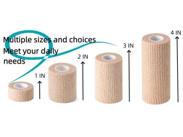 Yards Multi-Colored Elastic Cohesive Bandage Wrap for Sports, Wrist, Ankle and Vet Wrap, Grip Tape