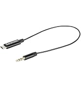 Saramonic SR-C2001 3.5mm TRS Male to USB-C Stereo or Mono Microphone & Audio Adapter Cable to Rec...