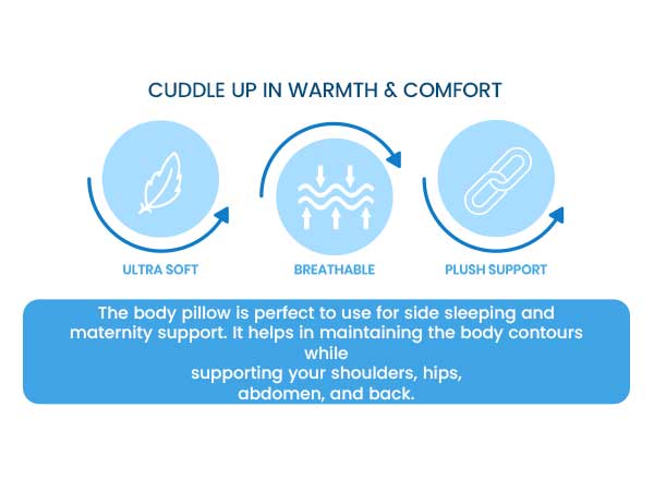 body pillows, body pillow for side sleeper, full body pillow, big pillows for bed