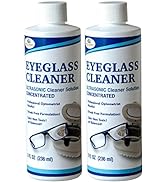 Ultrasonic Eyeglass Cleaner: Ultrasonic Cleaner Solution Concentrate Engineered Specifically as a...