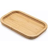 Bamboo Vanity Tray, Bathroom Counter Tray, Toilet Tank Tray, Bathroom Tray for Organizing and Hom...