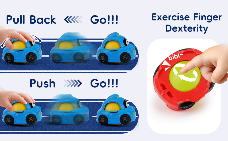 Push and Pull Cars for Toddlers