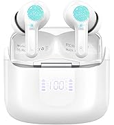 Wireless Earbud, Bluetooth Headphones 5.3 Stereo Bass Earphones 2023 Noise Cancelling Ear Buds 40...