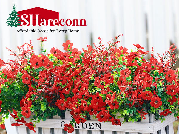 artificial flowers for outdoors