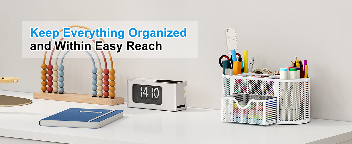 mesh desk organizer