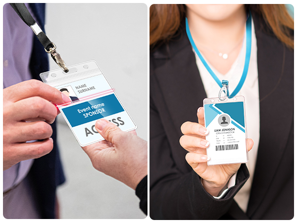 10 Pack ID Badge Holder (MIX) _Without Brand Name in Holder