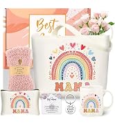 Gifts for Mom from Daughter,Best Mom Birthday Gifts for Mama Canvas Tote Bag Presents for Women