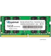 DDR4 19200S PC4 2400 16GB SODIMM, DDR4-2400MHz PC4-19200 CL17 2Rx8 1.2V Non-ECC 260 Pin Laptop Me...