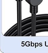 VoroDcip USB Extension Cable 3ft 2 Pack, USB 3.0 Extender Cord 5Gbps Data Transfer & Fast Chargin...
