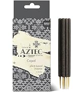 Soul Sticks Aztec Cinnamon Resin Incense Sticks, 90 Hrs Burn Time – 100% Natural, Hand-Rolled & S...