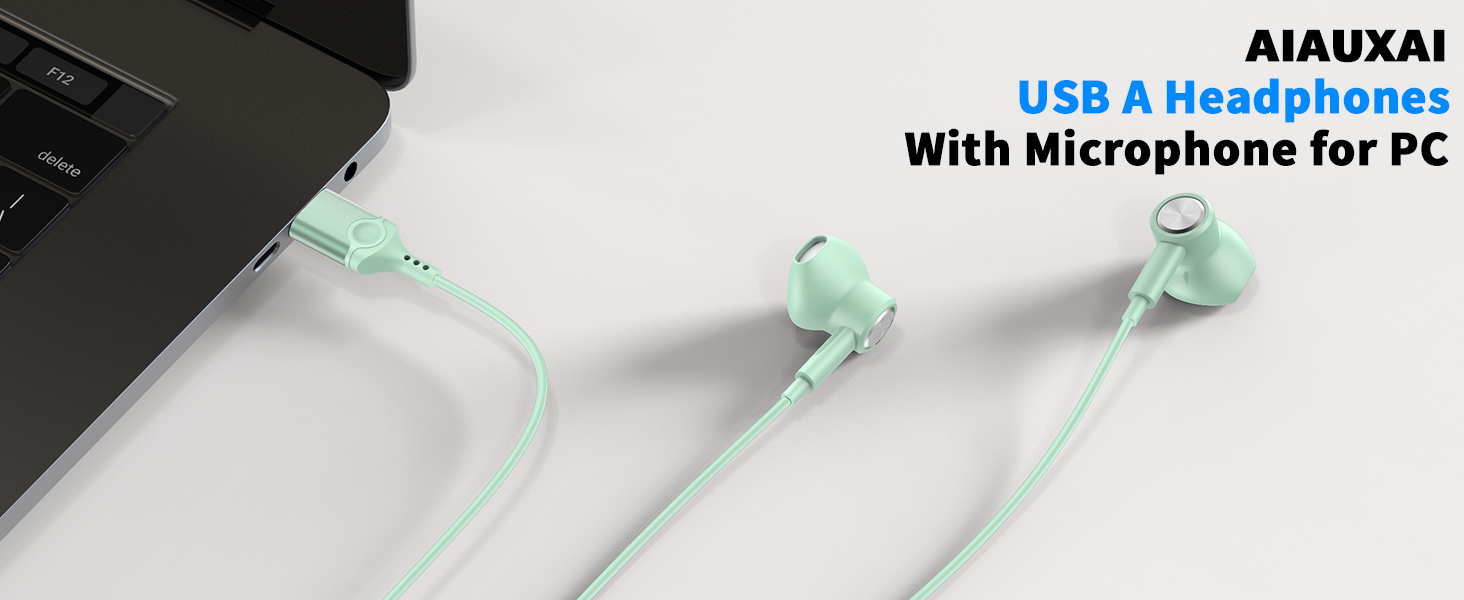 usb earbuds with microphone for pc