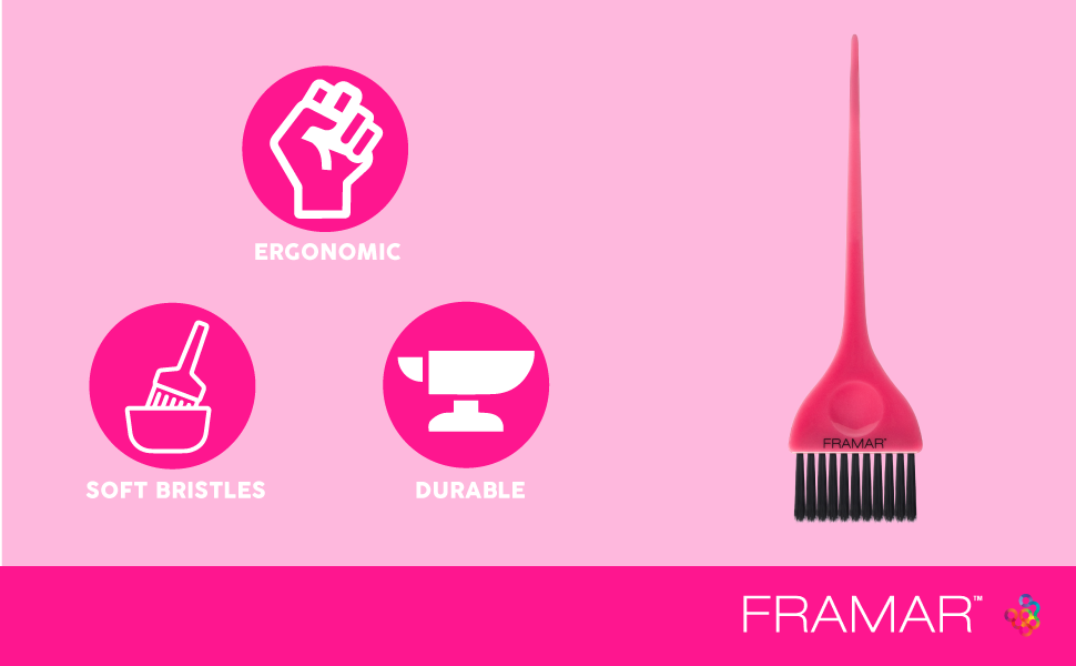 cosmetology supplies for stylist small dye brush hair brush for color application colour brush