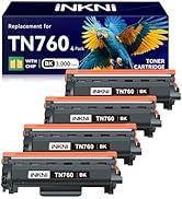 InkNI TN760 - Compatible Toner Cartridge Replacement for Brother TN-730/TN-760 730 TN-760 for MFC...