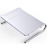 HUANUO Monitor Stand Riser, Monitor Riser, Laptop Stand, Laptop Shelf w/Vented Metal, Desktop Com...