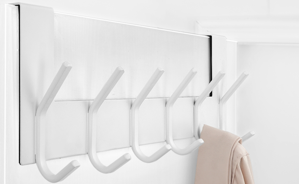 Over the door towel rack