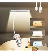 Hoxutym Rechargeable Book Lights for Reading at Night 25 LED - Eye Caring 3 Colors & 5 Brightness...