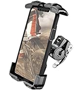 VAGURFO Universal Bike Phone Mount,Motorcycle Phone Mount Clamp,Super Stable Handlebar Cell Phone...