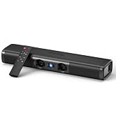 WebsLand Sound Bar for Smart TV, 60W 17 Inch Soundbar, 2.0CH TV Sound Bars | Deep Bass & Crystal ...