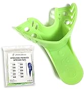 Dental Impression Trays Anterior Lower - Autoclavable Perforated Impression Tray Set - Size Numbe...