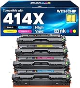 E-Z Ink 414X Toner Cartridges Compatible Replacement for HP 414X 414A W2020X Toner to Use with HP...
