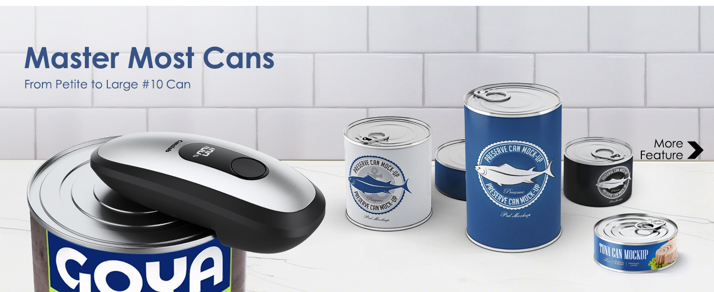 Professional-Grade Cutting Blade Master All Sizes Cans from Small to Large Cans