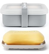 Compact Leakproof Travel Soap Case with Lid & Silicone Strap - Portable Draining Soap Bar Holder ...