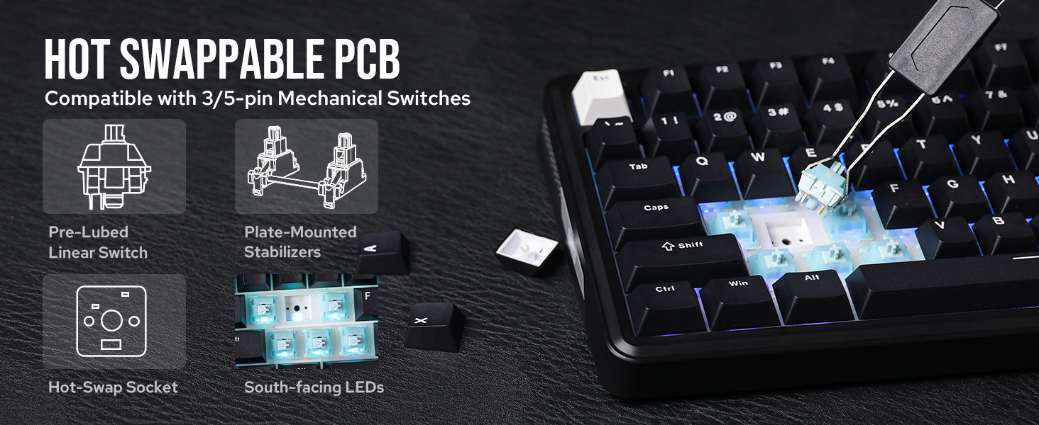 TH85 Wireless Gaming Keyboard