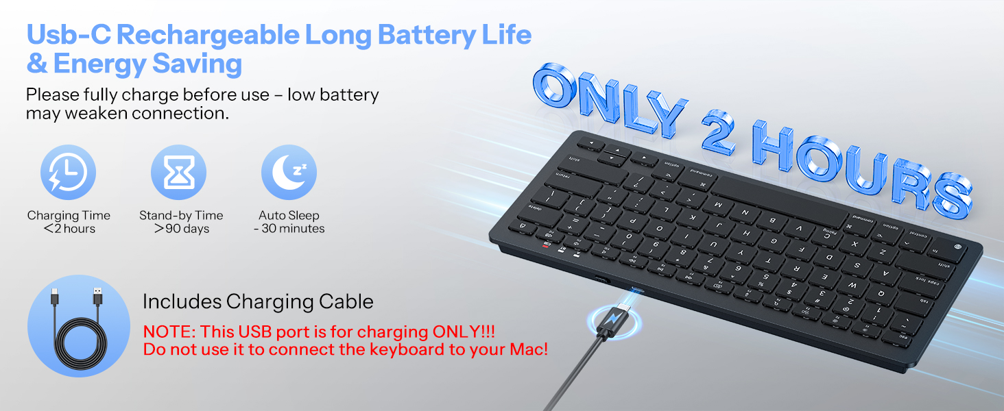Rechargeable Mac Keyboard