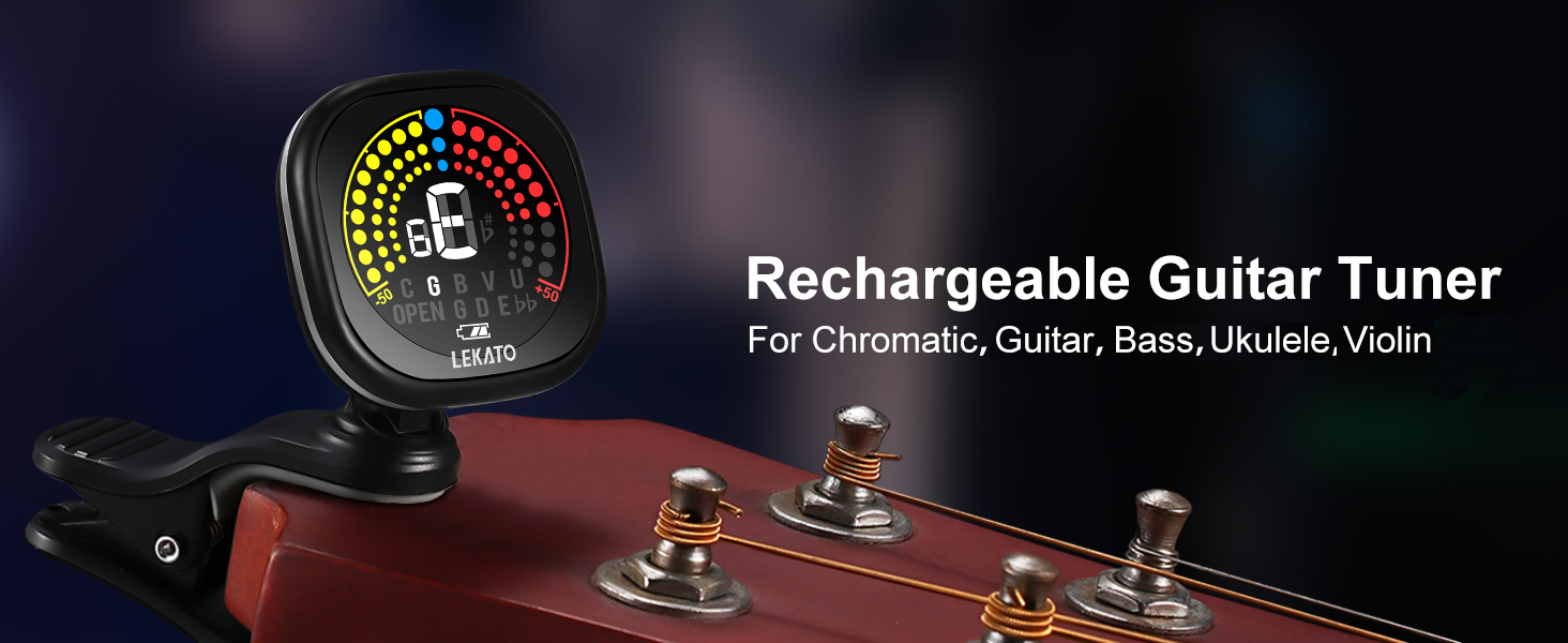 rechargeable guitar tuner
