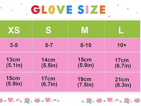 kids rubber gloves