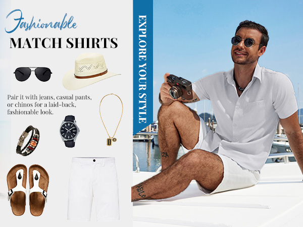 mens casual shirts