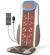 comrelax Shiatsu Back Massager with Heat, Massage Chair Pad Seat Cushion for Stress Relief, Deep ...